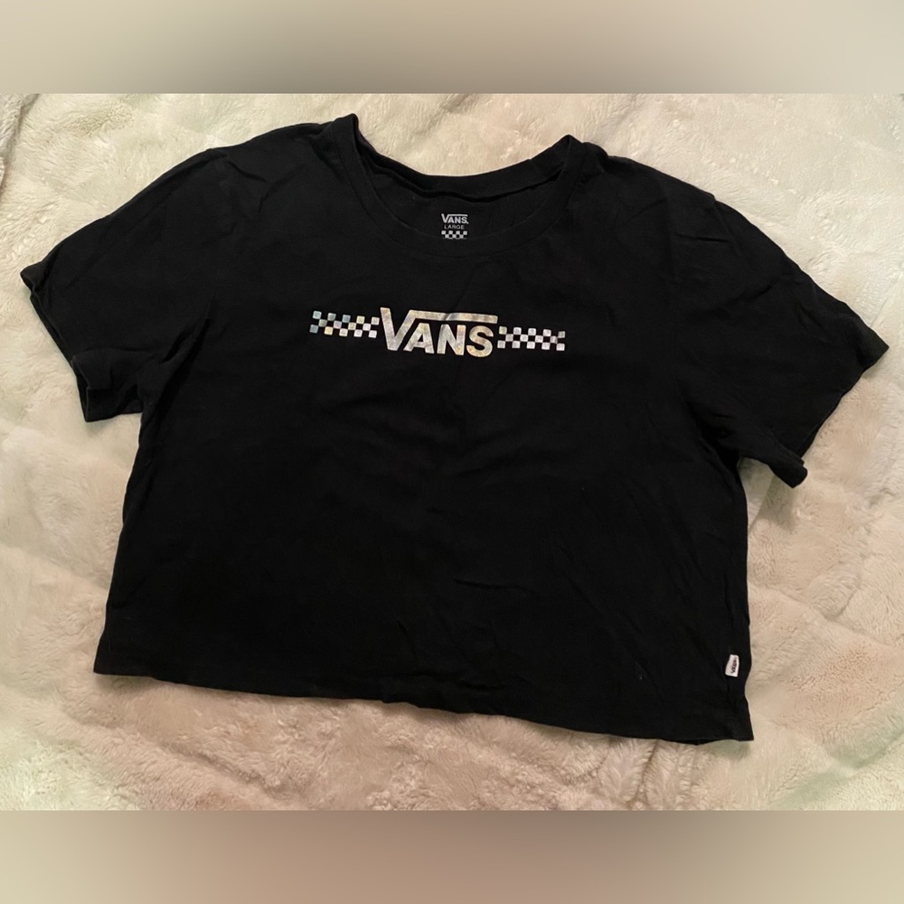 Vans Black Crop Top